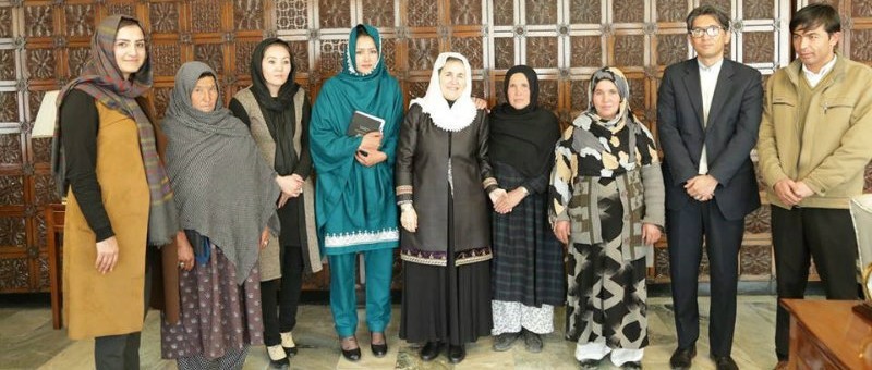Islamic Relief student meets First Lady of Afghanistan
