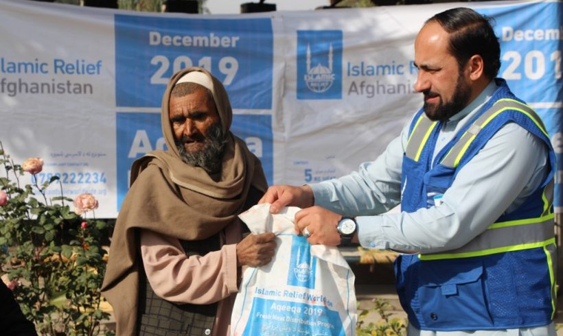 IR – Afghanistan distributed Aqeeqah fresh meat packages to people in poverty