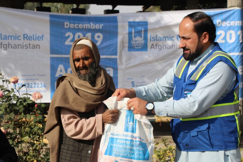 IR – Afghanistan distributed Aqeeqah fresh meat packages to people in poverty